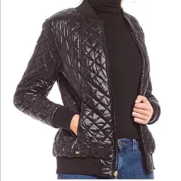 Michael Kors Jackets & Blazers - NWT Michael Kors black reversible bomber jacket